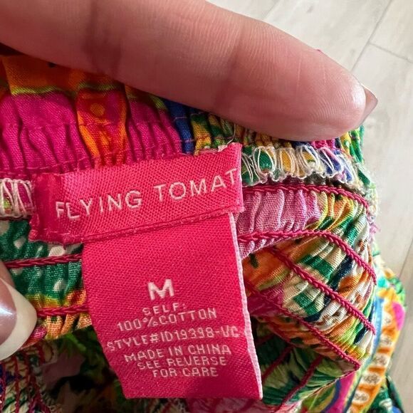 Flying Tomato LOVE AT FIRST SIGHT POPLIN MAXI dress size M - Picture 5 of 6